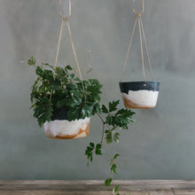 Load image into Gallery viewer, Leaf &amp; Thread Hanging Planter - Landscape
