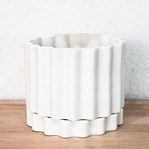 Ella Reweti Planter - Limestone