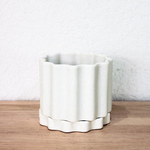 Ella Reweti Planter - Limestone