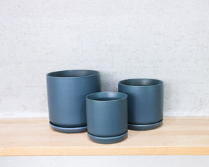 Cylinder Pot w/s - Dark Blue